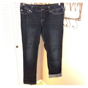 Dark Wash Stretchy Jeans